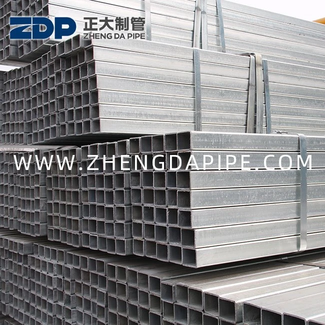 20X40 200X400 GI téglalap alakú acélcső