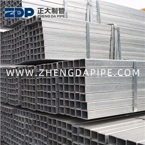 20X40 200X400 GI téglalap alakú acélcső