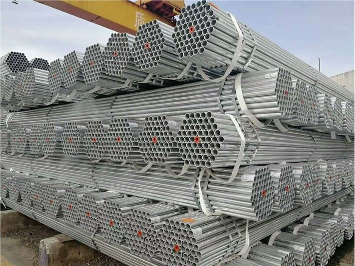 1,5 hüvelykes állványzat épület ERW Ms acélcső és cső 48,3 mm-48,6 mm EN39/BS1139