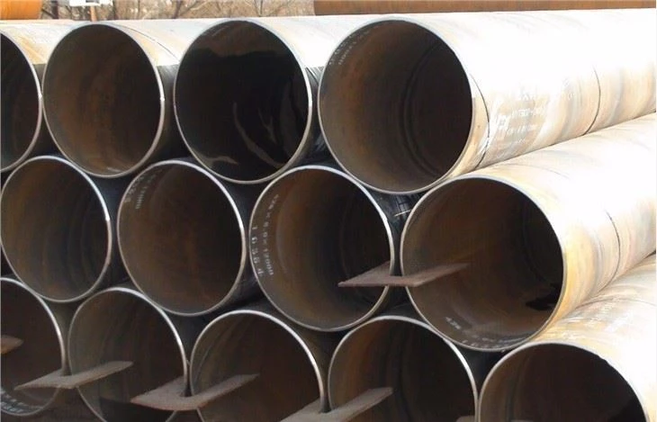 API 5L B osztályú, ERW, fűrész acélcső 508 mm átmérőjű szén Ms spirálhegesztett acélcső