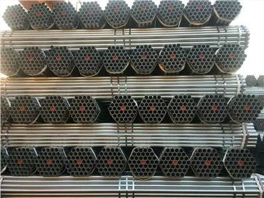 BS 1387/ASTM A53 fekete horganyzott szerkezetű acélcső